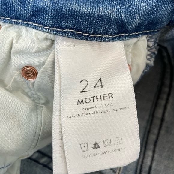 MOTHER The Looker Ankle Step Fray Size 24 Color Where’s the Smoke. - Picture 5 of 10